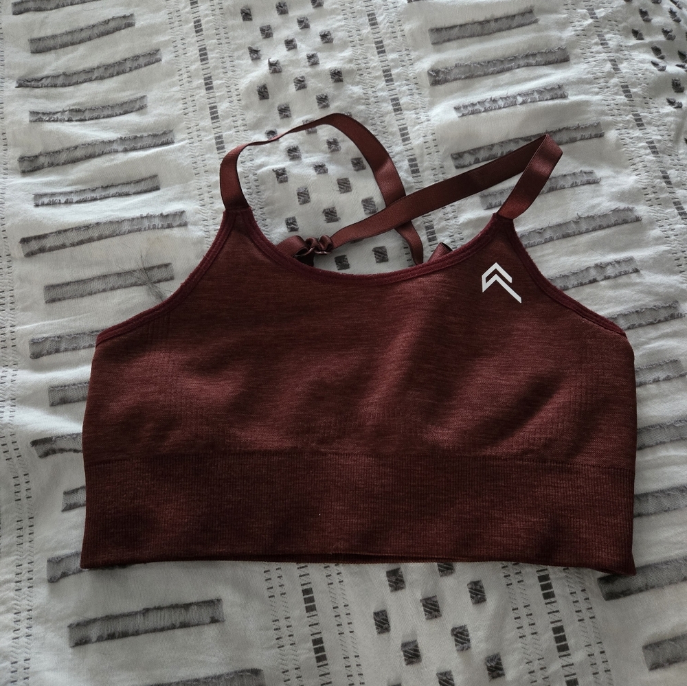 Women's Burgundy Top